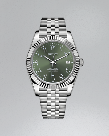 OLIVENGRØN ARABISK DATEJUST MOD